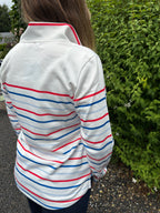 Striped 1/4 Zip Jumper
