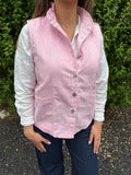 Stripe Button Front Gilet