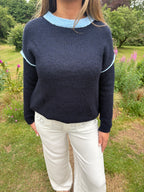 Contrast Stitch Jumper