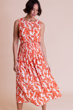 Floral Linen Blend Skirt